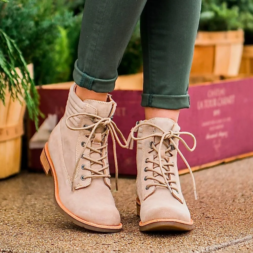 The Children’s Place golden combat boots